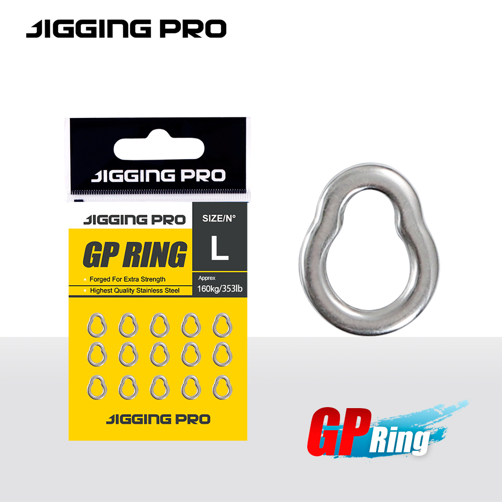 Fishing Equipment Stores - JIGGING PRO 15Pcs GP Solid Ring