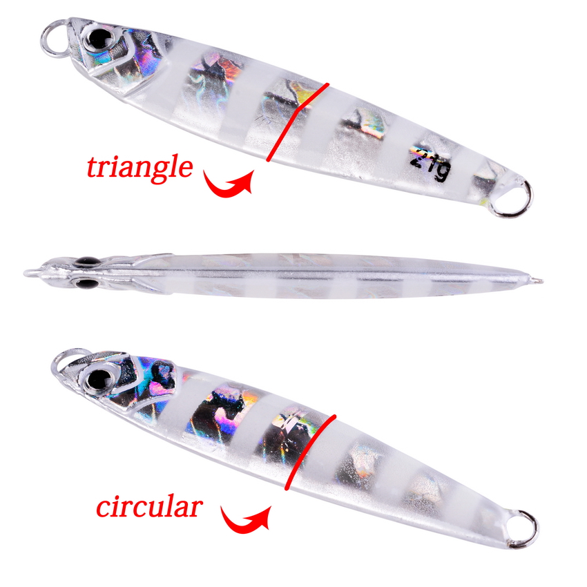 10pcs Metal Jig 7g 10g 14g 17g - Fishing Equipment Parts 评论和价格