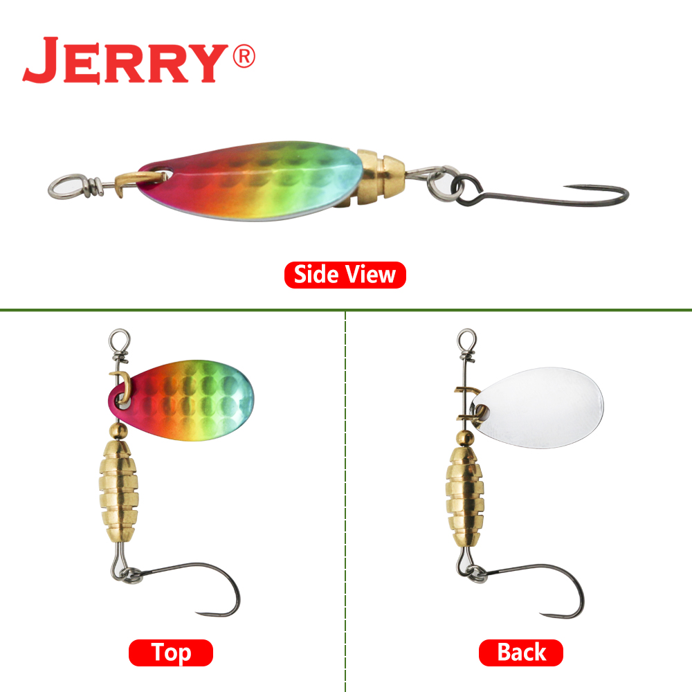 Jerry Spear Spinner Bait Metal - Fishing Equipment For Trout 评论和价格