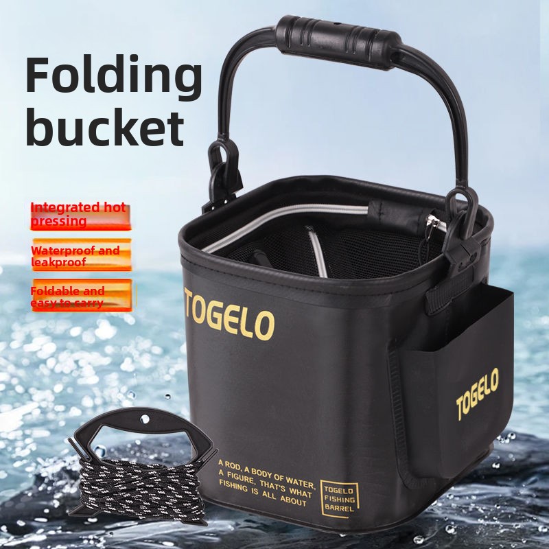 Fish bucket New folding fishin - Fishing Equipment Usa 评论和价格