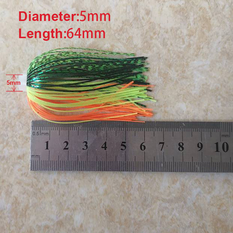 5 pcs/lot 88 Strands 64mm Sili - Fishing Equipment Parts 评论和价格