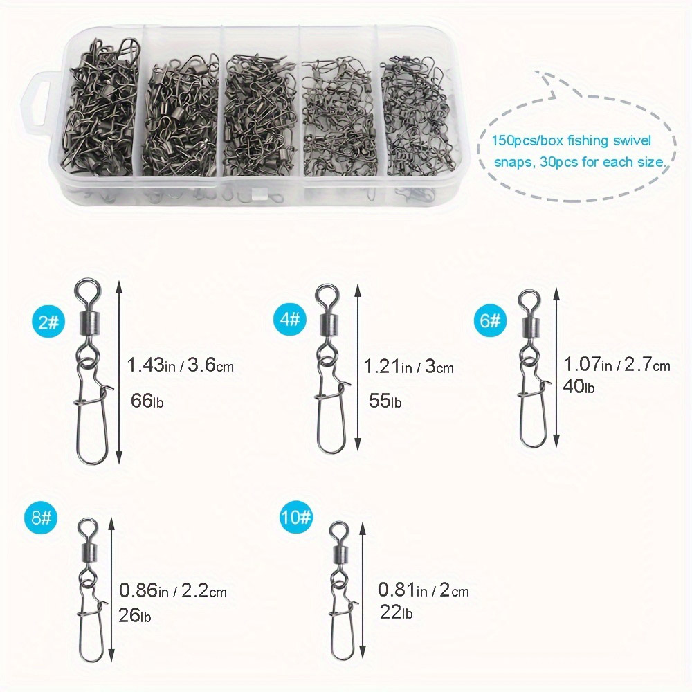 95/210 PCS Set Fishing Connect - Fishing Equipment Stores 评论和价格