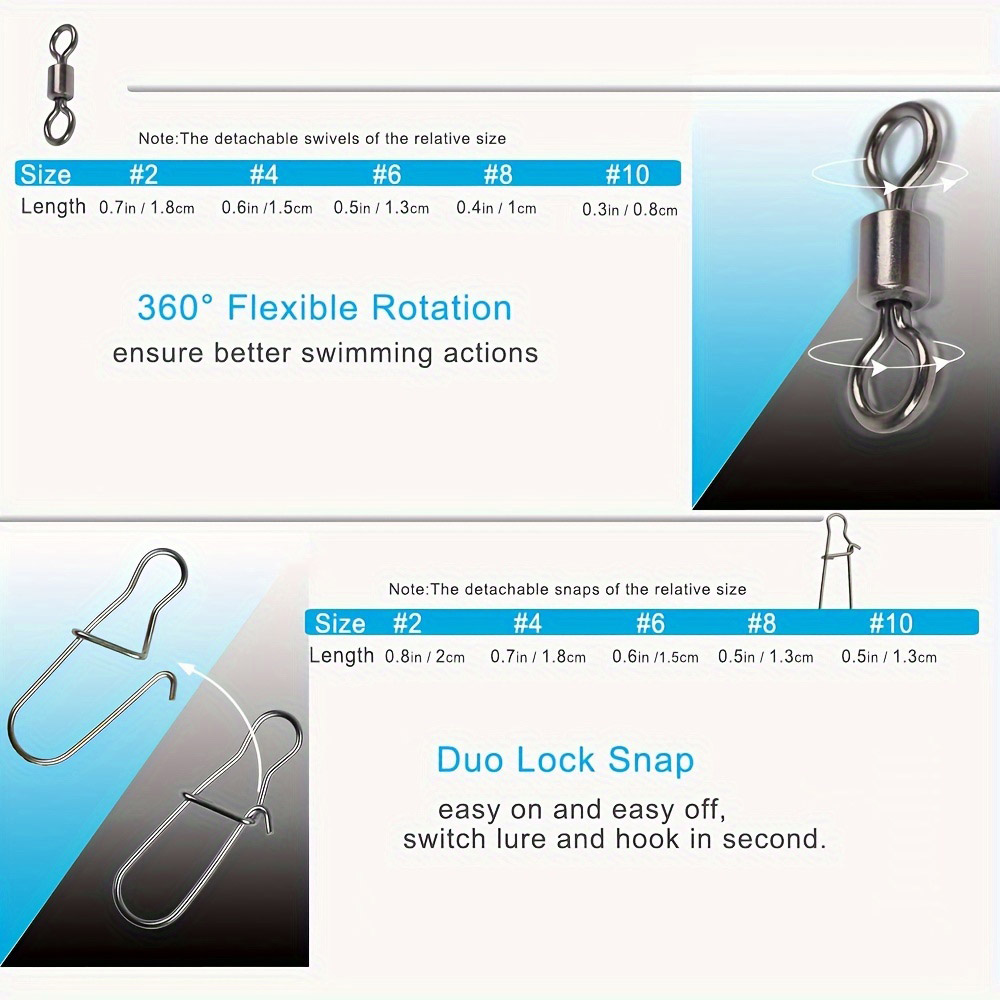 95/210 PCS Set Fishing Connect - Fishing Equipment Stores 评论和价格