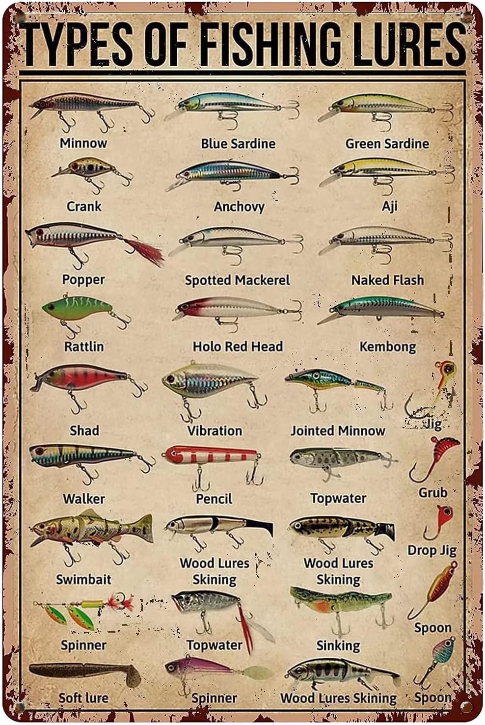1d,TYPES OF FISHING LURES Know - Fishing Equipment Usa 评论和价格