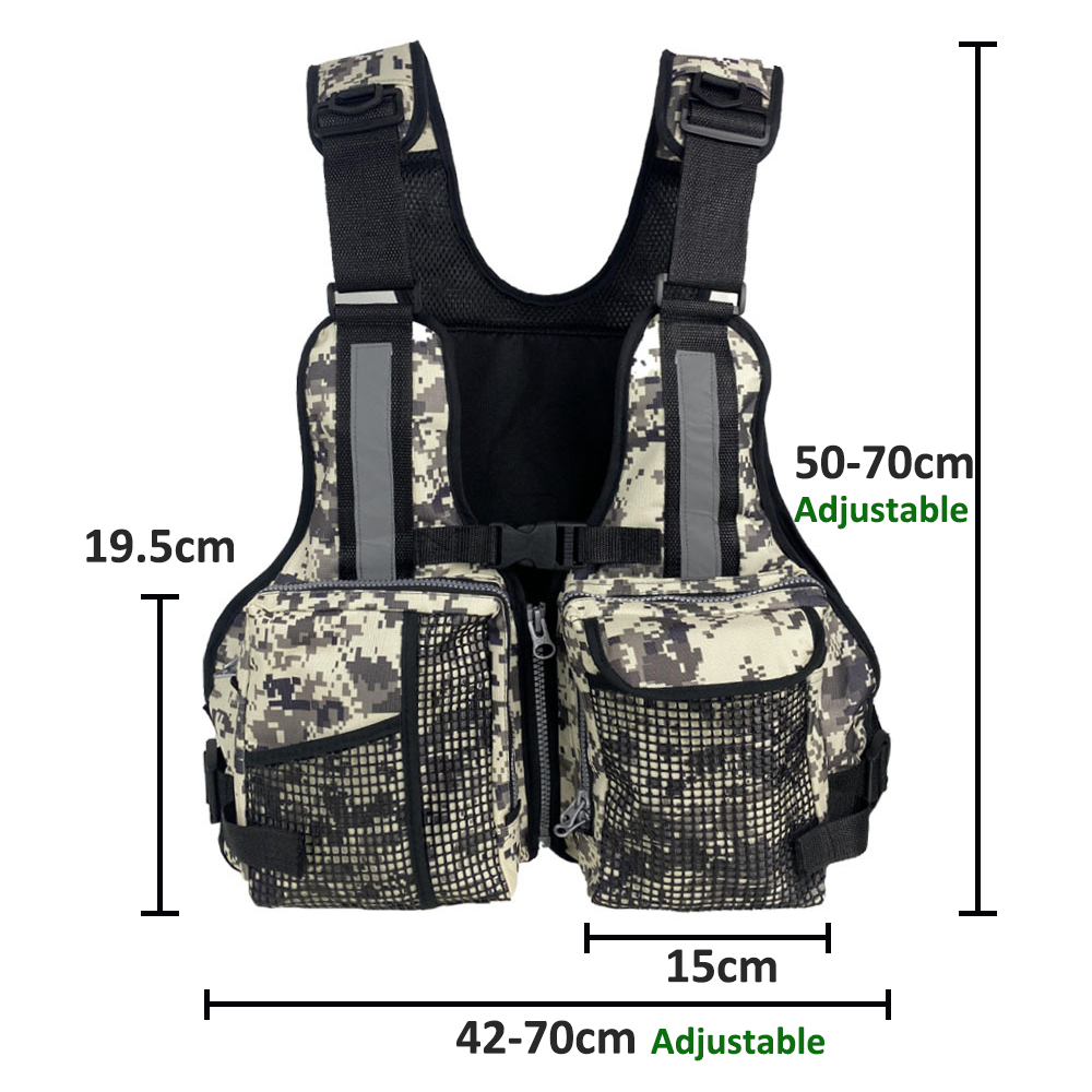 Outdoor Fishing Vest with Mult - Fishing Equipment Usa 评论和价格