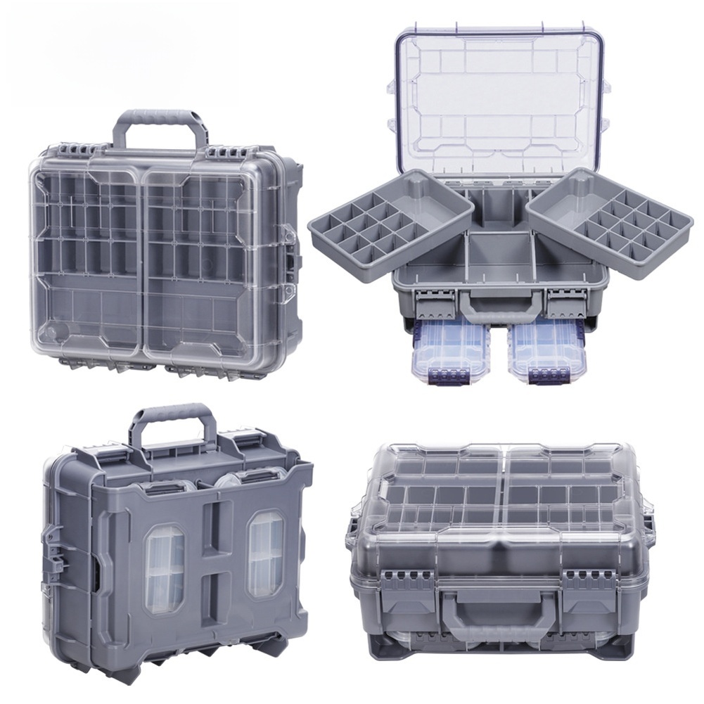 1pc Waterproof Double Layer Po - Fishing Equipment Storage 评论和价格