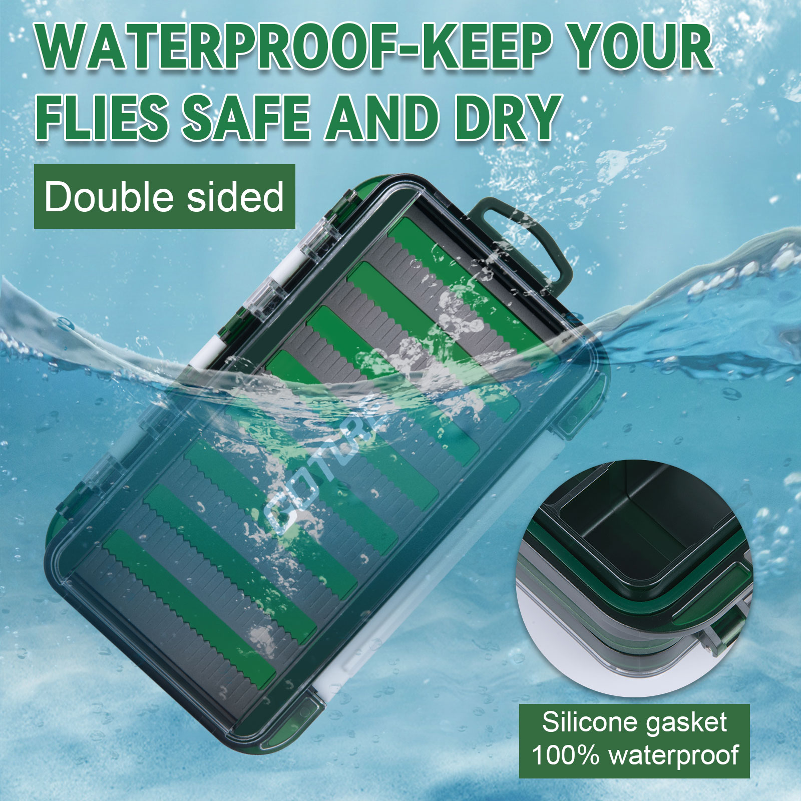 Goture Waterproof Double Sided - Fishing Equipment Fly 评论和价格
