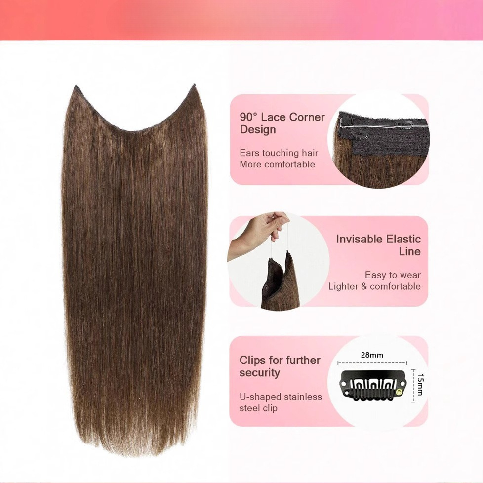 women's real hair wig can be p - Fishing Line 评论和价格