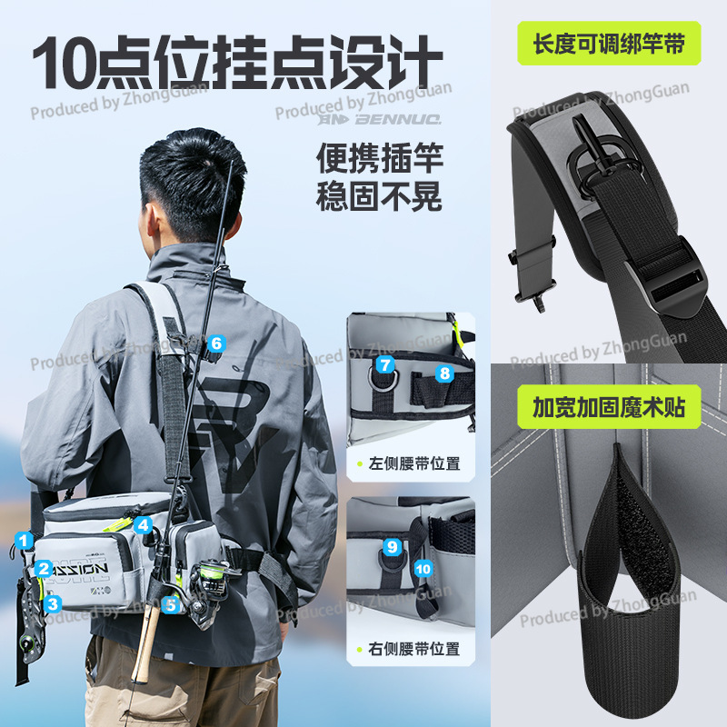 Multifunctional Fanny Pack Wat - Fishing Equipment Storage 评论和价格