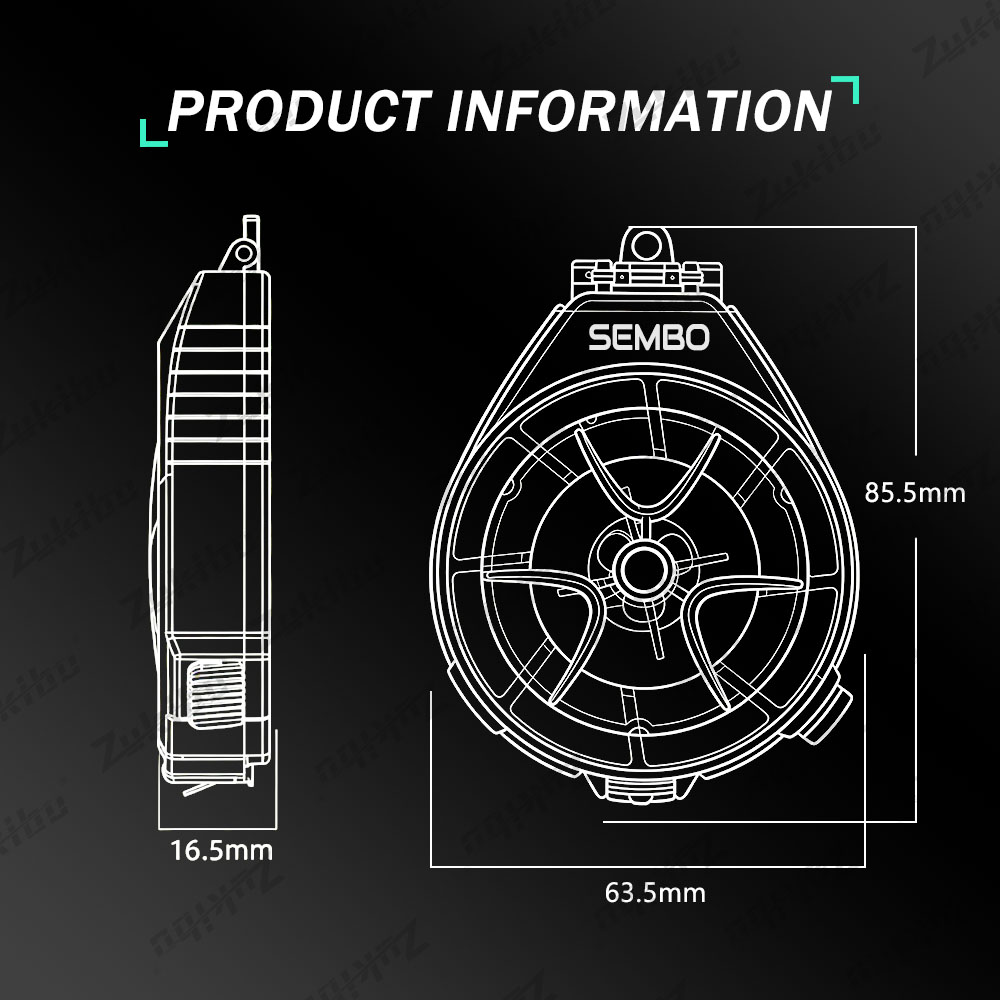 ZUKIBO Compact Line Storage Bo - Fishing Equipment Parts 评论和价格