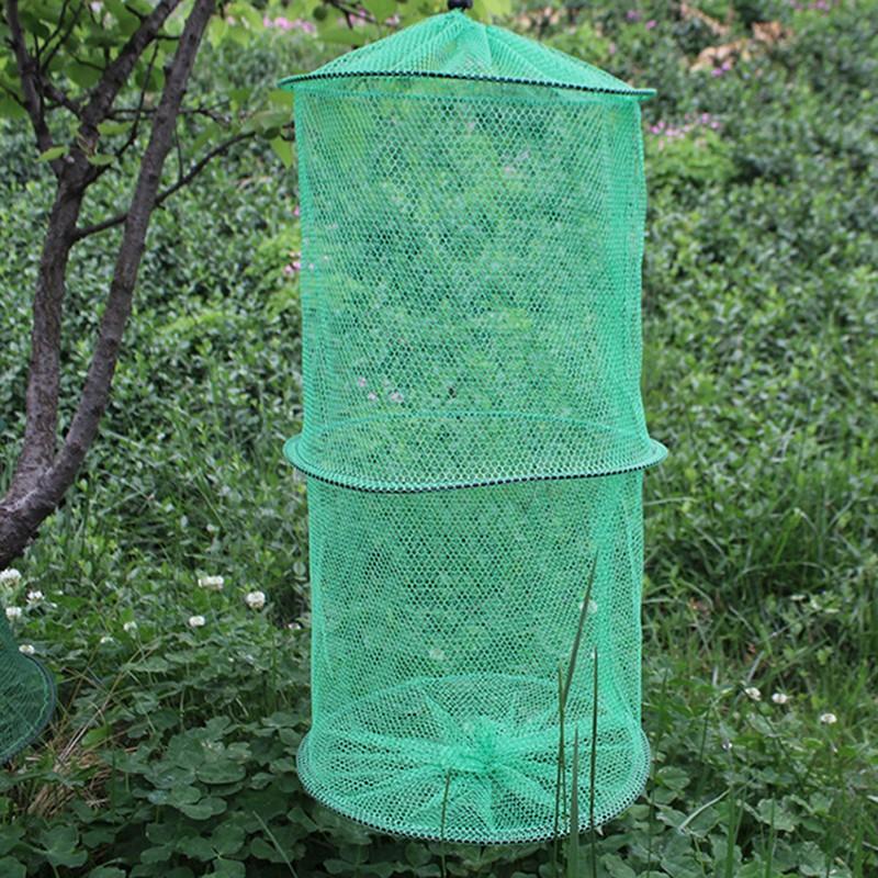Folding Round Nylon Mesh Metal - Fishing Equipment Parts 评论和价格