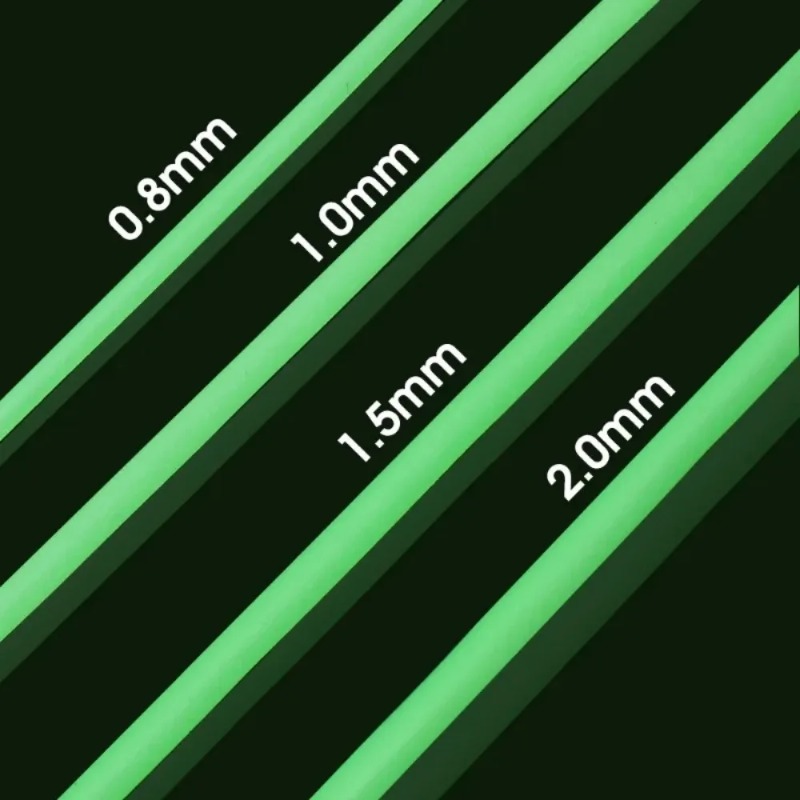 0.8/1/1.2/1.5/2mm Luminous Fis - Fishing Equipment Parts 评论和价格