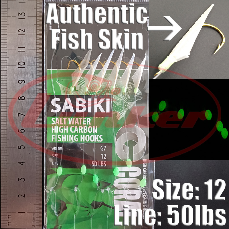 Lunker sabiki rig hooks lumino - Fishing Equipment Parts 评论和价格
