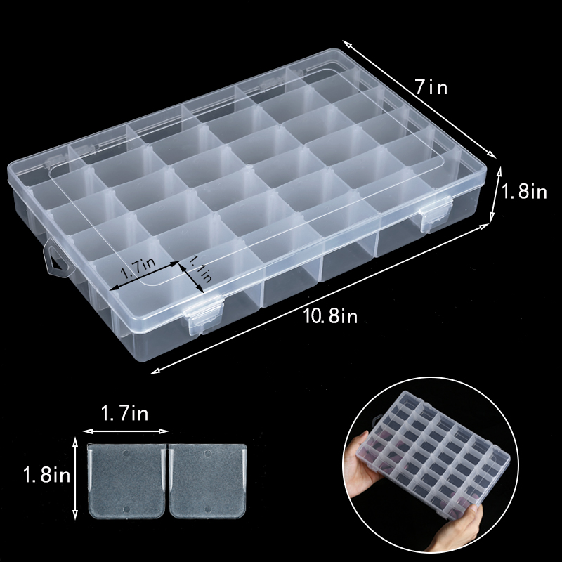 36 Grids Plastic Organizer Box - Fishing Equipment Storage 评论和价格