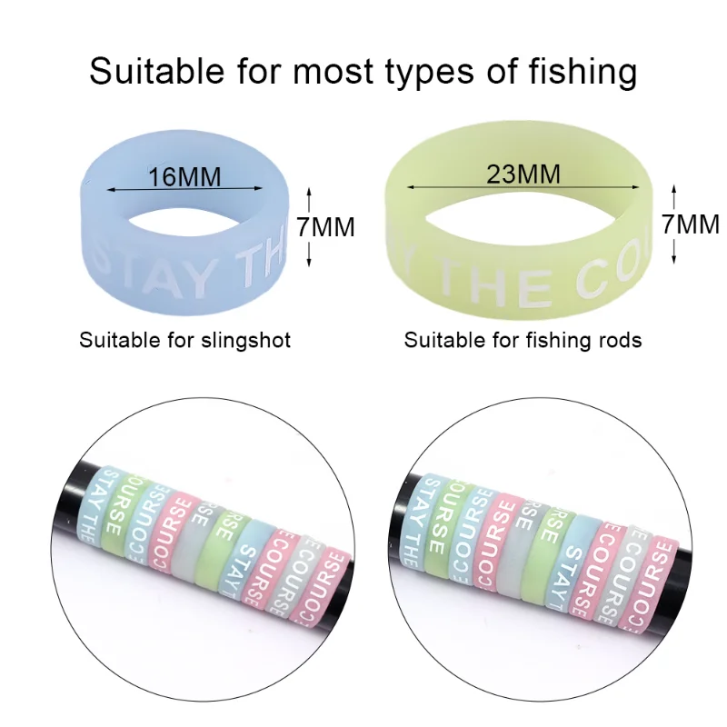 20PCS Anti Slip Silicone Multi - Fishing Equipment Parts 评论和价格